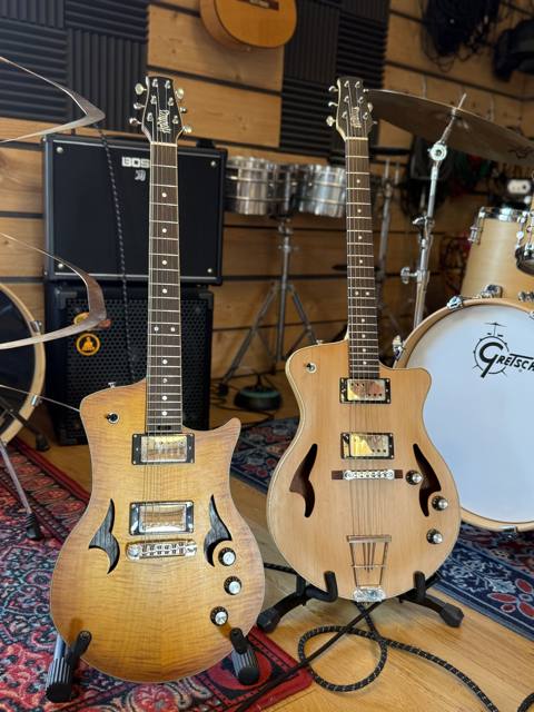 Guitares, basses et amplis du studio