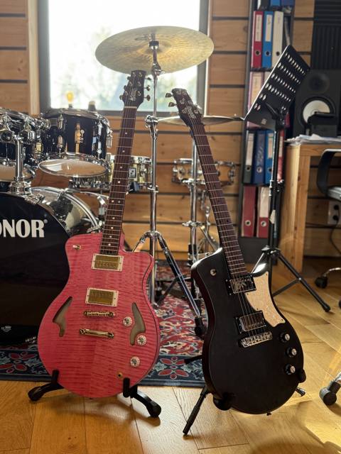 Guitares, basses et amplis du studio