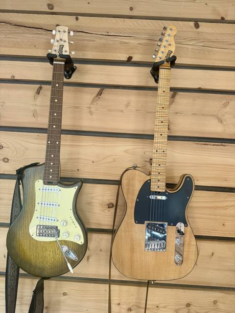 Guitares, basses et amplis du studio