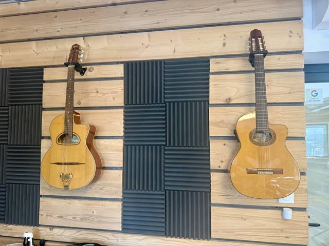 Guitares, basses et amplis du studio