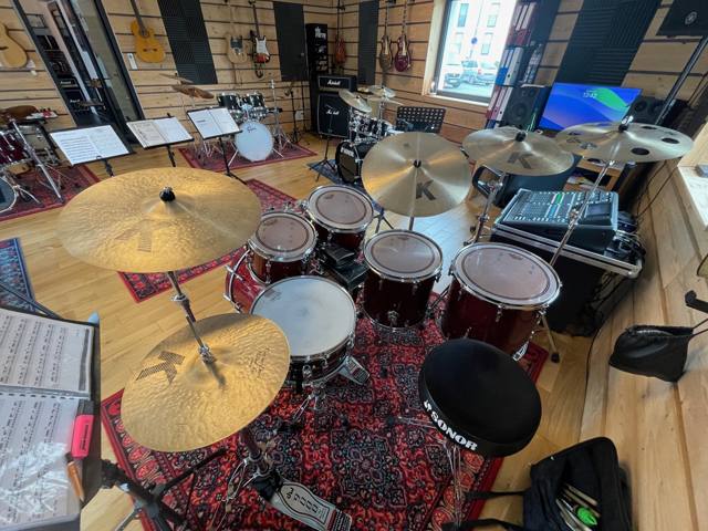Salles et espaces du Drums & Guitars Studio