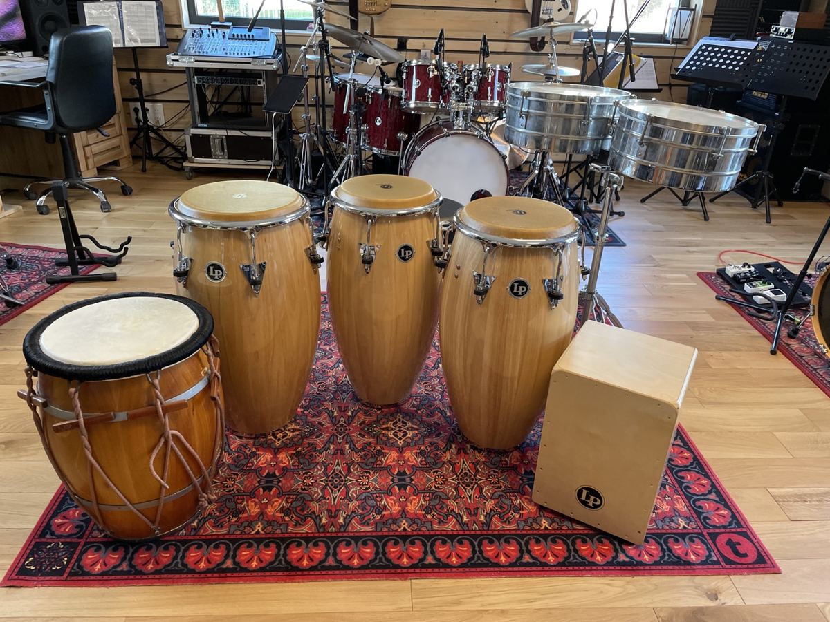 Percussions au Drums & Guitars Studio